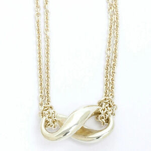 Tiffany Co Infinity Figure Eight Silver Pendant